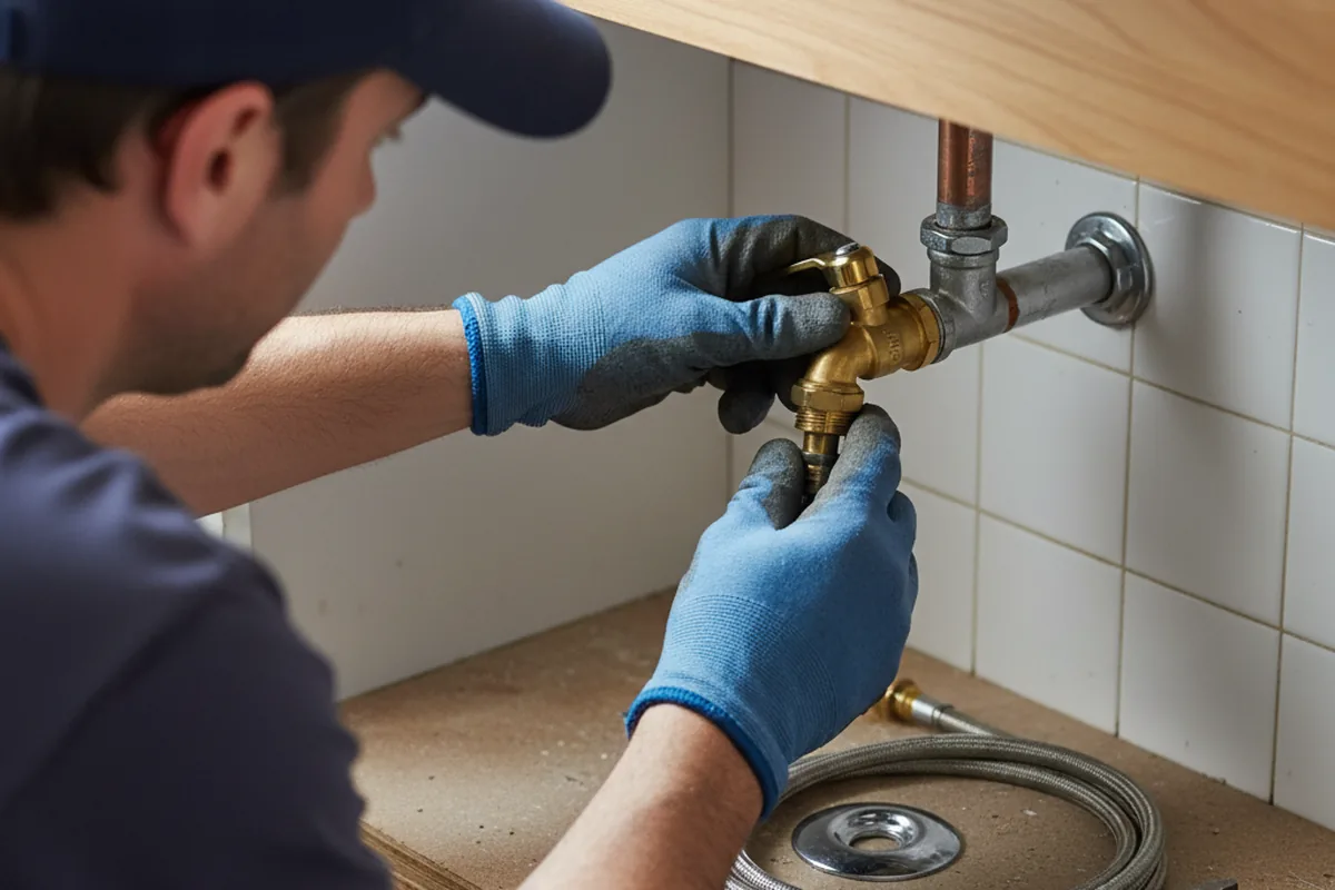 Shutoff valve and fitting work during Repiping in Broadalbin